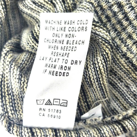 Maurices Round Neck Knit Stripe Tunic Sweater Sz M - Picture 7 of 7